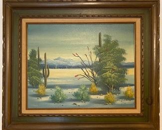 MCM Desert landscape painting