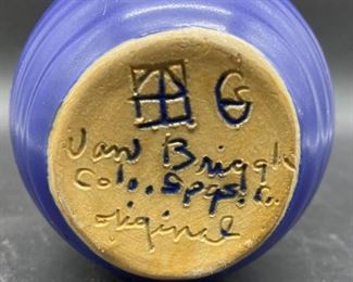Van Briggle Original Vase (Signature view)