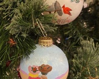 Hand painted Christmas Ornaments