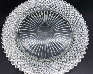 Vintage Glass Serving Tray