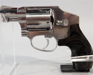 Smith & Wesson 640 .38 S&W Spl 5-Shot Revolver SN# BPS6298, With Extra Grips And Paperwork, In Box
