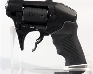 Standard Manufacturing Thunderstruck .22 Mag Double Bbl Revolver SN# SVF 000904, Holds 8 Rds, Fires Both Bbls At The Same Time, In Hard Belt Holster

