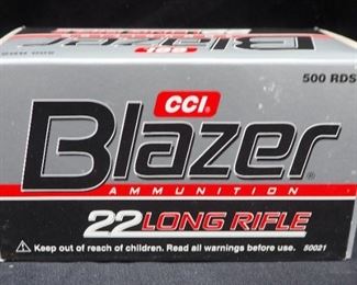 CCI Blazer .22 LR Ammo, Approx 500 Rds, Local Pickup Only
