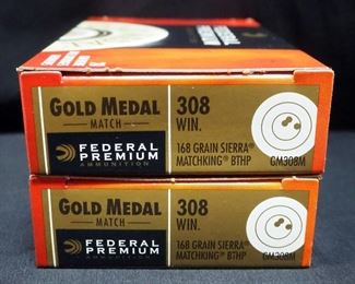 Federal Premium .308 WIN Ammo, Approx 40 Rds, Local Pickup Only
