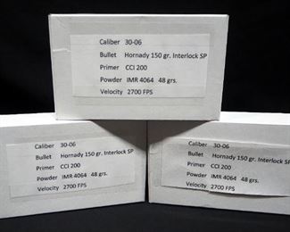 30-06 Ammo, Approx 60 Rds, Local Pickup Only
