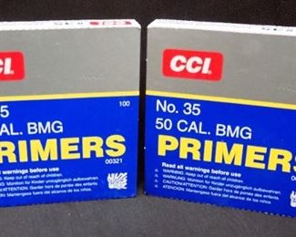 CCI No 35 50 Cal BMG Primers, Approx Qty 200, Local Pickup Only

