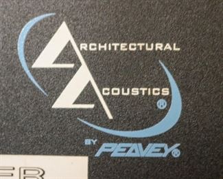 A/V system with microphone. Audio-Technica, Peavey and Samsun components. Viewing during sale hours is available upon request.