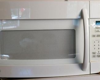 GE microwave. Viewing during sale hours is available upon request.