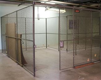 Logan wire partitions. Viewing during sale hours is available upon request.