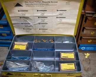 Tools and part boxes. Contents as listed on exterior. Viewing during sale hours is available upon request.
