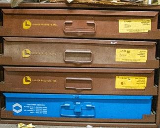 Tools and part boxes. Contents as listed on exterior.  Viewing during sale hours is available upon request.