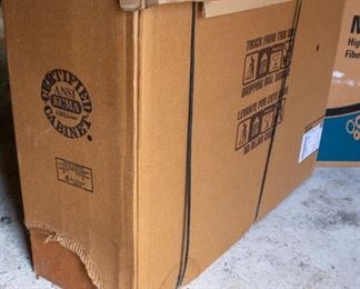 Cabinet, new in-box. Viewing during sale hours is available upon request.