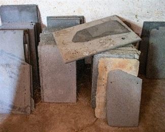 Slate roof tiles. Viewing during sale hours is available upon request.