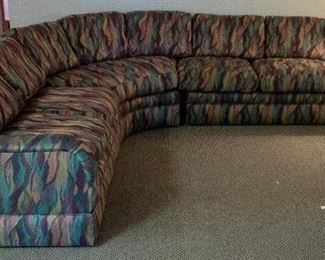 Sectional sofa. Viewing during sale hours is available upon request.