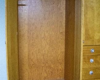 Large wardrobe. If you are interested in this item, please be prepared to disassemble and remove during our sale hours. Viewing during sale hours is available upon request.