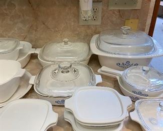 lots of vintage Pyrex