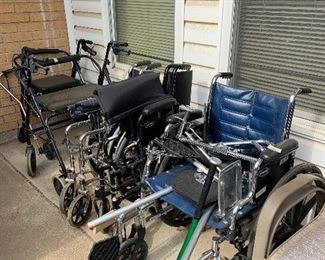wheelchairs and walkers