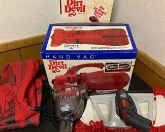 Dirt Devil hand vac and accessories
