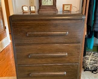 solid 4 drawer wooden chest