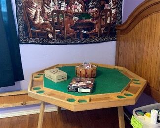 folding game table
