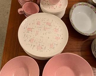 Vernon Ware "tickled pink" MCM atomic