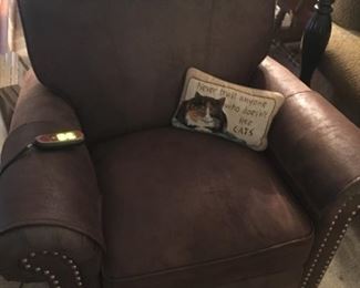 Electric Leather Recliner
