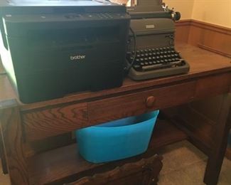 Printer & Vintage Typewriter