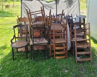 Various  dining chairs - sets of 2, 4, 6 and 8.
