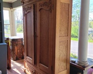 Armoire, circa 1909. Comes apart for ease of transport