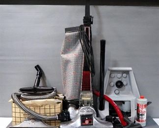 Kirby Heritage II Vacuum With Attachments, Replacement Brushes, Attachment Caddy, And More