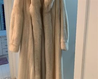 FULL LENGTH CREAM MINK COAT