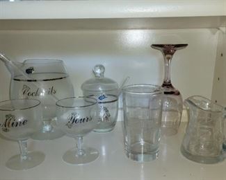 Vintage West Virginia glass 