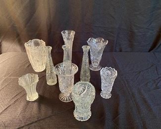 Cut Glass Vase Mystery Lot