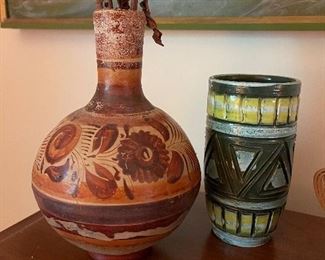 Mexican terracotta pottery