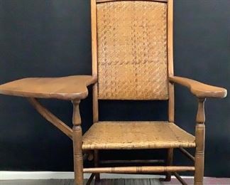 Antique Chair w/Side Drop Arm