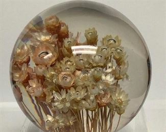 Daisy Glass Co. Paperweight