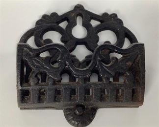 Cast Iron Match Stick Holder