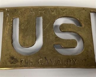US Army 7th Cavalry Belt Buckle