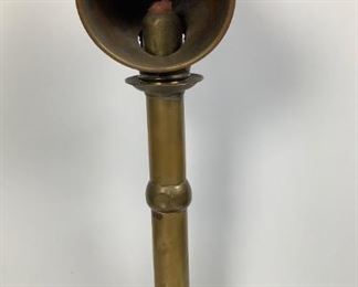 Hooded Brass Candlestick