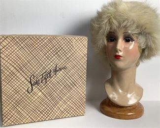 Saks 5th Ave Faux Fur Hat