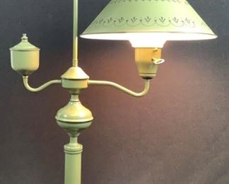 Metal Toleware Desk Lamp