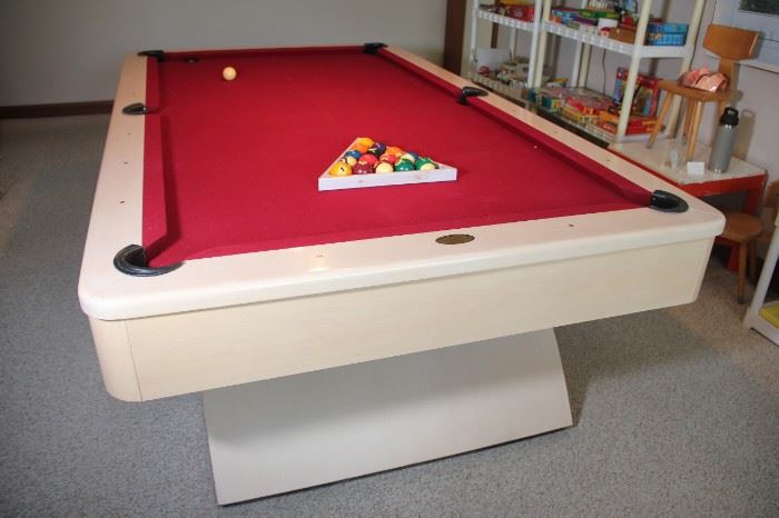 Olhausen 30th Anniversary Pool Table with CueTek Sticks and all Accessories