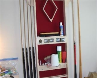 Olhausen 30th Anniversary Pool Table with CueTek Sticks and all Accessories