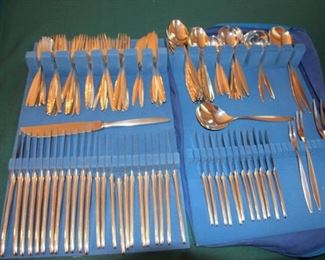 141 pcs WMF .800 Flatware (MCM Danish Modern Pattern)