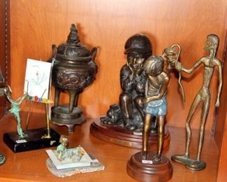 James Haire Sculpture, Jo Taylor Sculpture, 2 Malcolm Moran Sculptures