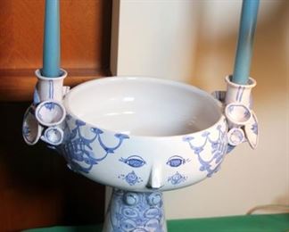 Bjorn Wiinblad Art Pottery Eva Centerpiece