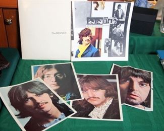 Beetles White Album (Actual White Vinyl) with Posters etc