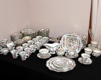 104 pcs. Coalport Old Indian Tree China