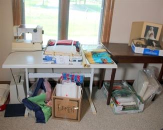 Vintage Viking Husqvarna 150 Sewing Machine, Fabric, material, Sewing Notions