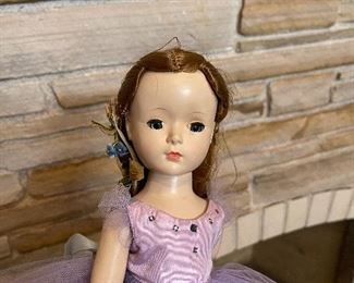 Vintage doll in case